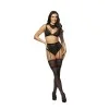 Cristalyn Ensemble Lingerie Noir | Fauxseins.fr