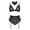 Cristalyn ensemble lingerie - Noir Beauty Night