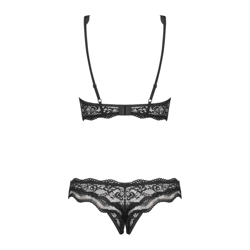 Luvae Ensemble ouvert 2 pcs  - Noir Obsessive