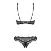 Luvae Ensemble ouvert 2 pcs  - Noir Obsessive