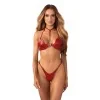 Inferro Ensemble Lingerie 2 Pièces Rouge | Fauxseins.fr