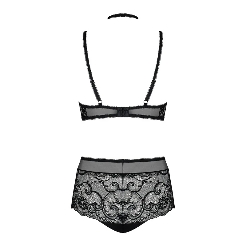 Elizenes Ensemble Lingerie 2 pièces Noir | Fauxseins.fr