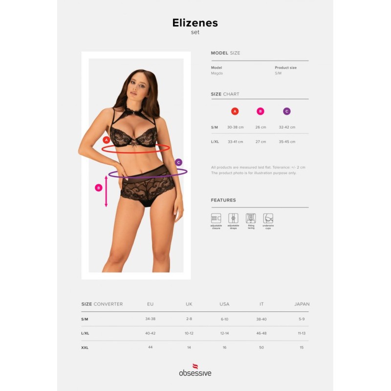 Elizenes Ensemble 2 pcs - Noir Obsessive
