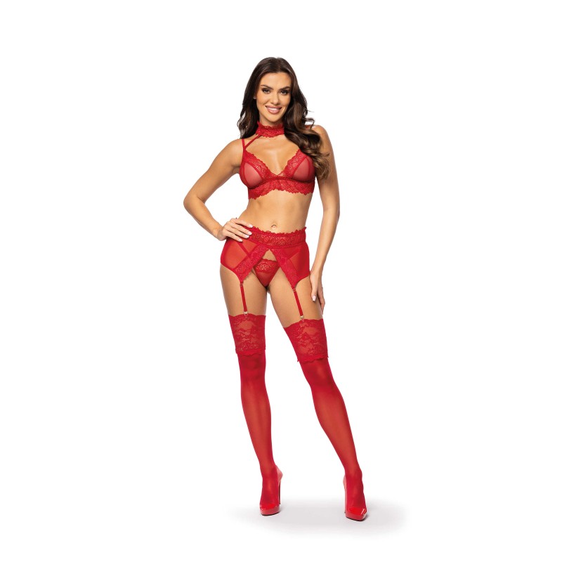 Velvet sin ensemble lingerie - Cherry Beauty Night