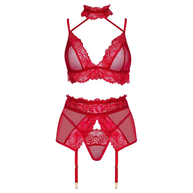 Velvet sin ensemble lingerie - Cherry Beauty Night