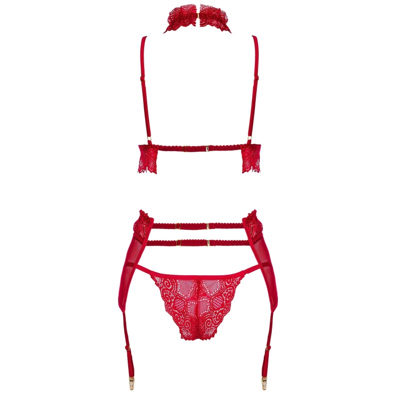 Velvet sin ensemble lingerie - Cherry Beauty Night