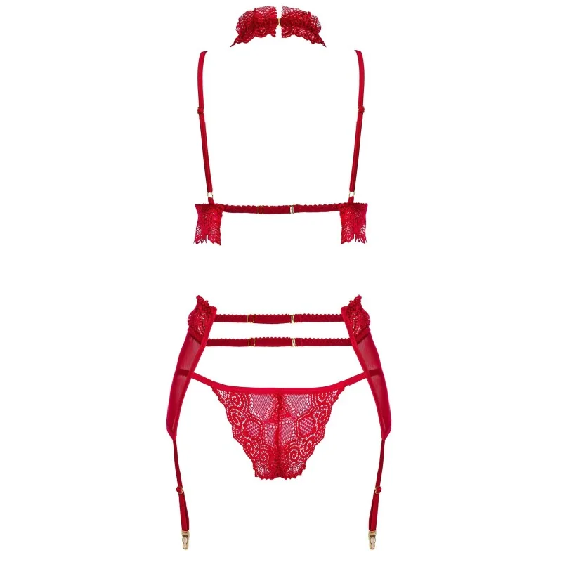 Velvet Sin Ensemble Lingerie Cherry | Fauxseins.fr