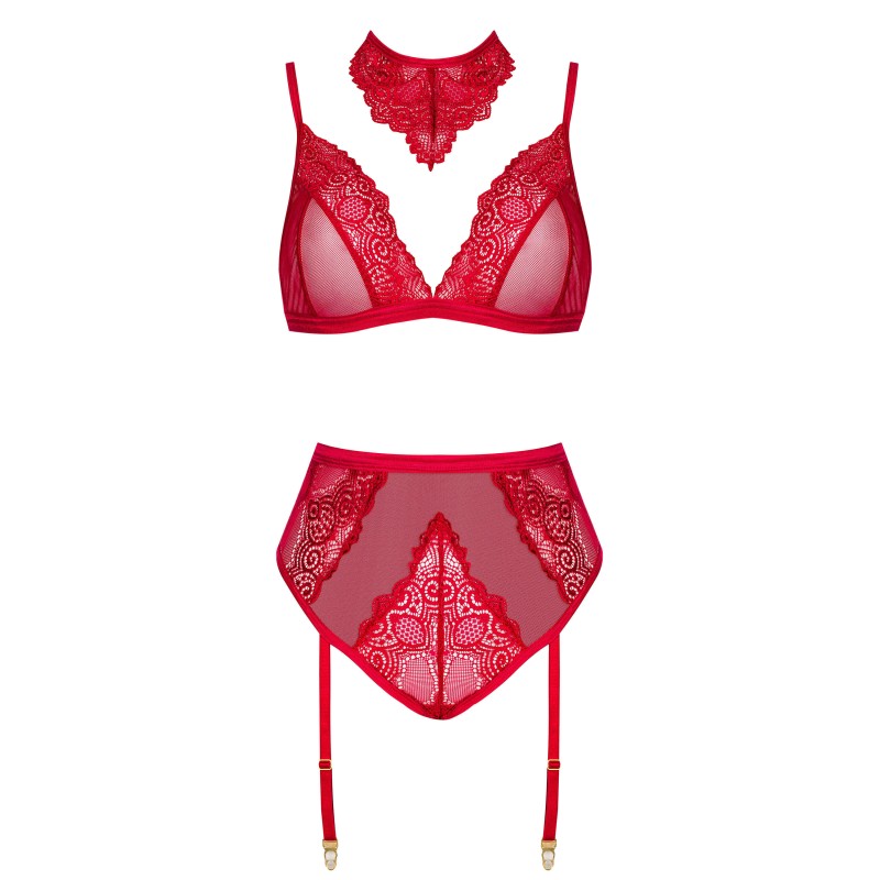 Cristalyn ensemble lingerie - Cherry Beauty Night