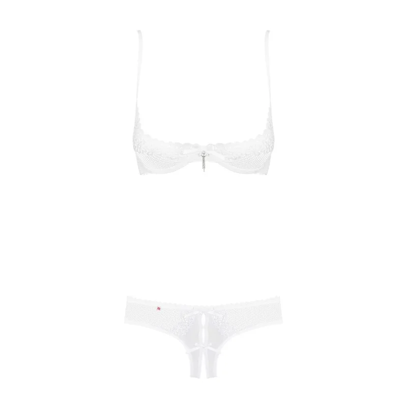 Alabastra Ensemble Lingerie 2 pcs Blanc | Fauxseins.fr