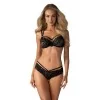 Ensemble Lingerie 2 pièces Noir 860-SET-1 | Fauxseins.fr