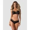 Ensemble Lingerie 2 pièces Noir 860-SET-1 | Fauxseins.fr