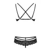 Ensemble Lingerie 2 pièces Noir 860-SET-1 | Fauxseins.fr
