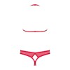 870-SEC-3 Ensemble ouvert 2 pcs - Rouge Obsessive