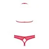 Ensemble Lingerie Ouvert 2 Pièces Rouge | Fauxseins.fr