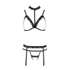 Shelly Ensemble 3 pcs - Noir Passion lingerie