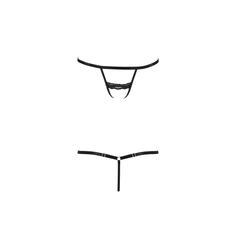 Shelly Ensemble 3 pcs - Noir Passion lingerie