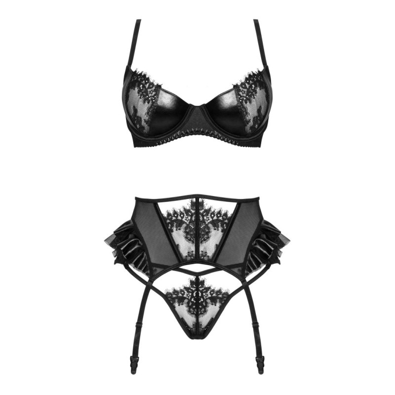 Rafaella ensemble wetlook - noir Beauty Night