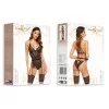 Goldie Ensemble Noir – Lingerie Féminisation | Fauxseins.fr