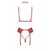 Bondage 243 Ensemble Lingerie 5 Pièces Rouge | Fauxseins.fr