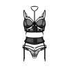 Premisis ensemble ouvert 3 pièces noirs PREMIUM Obsessive