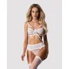 Ensemble Premisis 3 pièces ouvert blanc PREMIUM | Fauxseins.fr