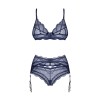 Nightly blue ensemble 3 pièces - Bleu Obsessive