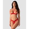 Cupide desir ensemble 2 pièces ouvert - Rouge Obsessive