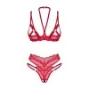Cupide Désir Ensemble 2 Pièces Ouvert Rouge | Fauxseins.fr