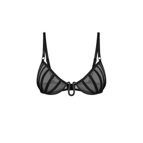 Aurorium demi-soutien-gorge noir Obsessive