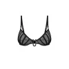 Aurorium Demi-Soutien-Gorge Noir | Fauxseins.fr