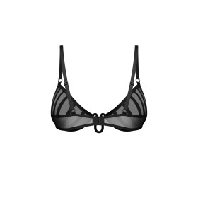 Aurorium demi-soutien-gorge noir Obsessive