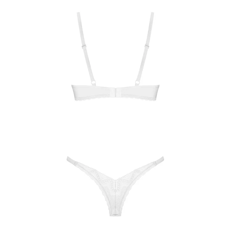 Alissium Ensemble Lingerie 2 Pièces Blanc | Fauxseins.fr