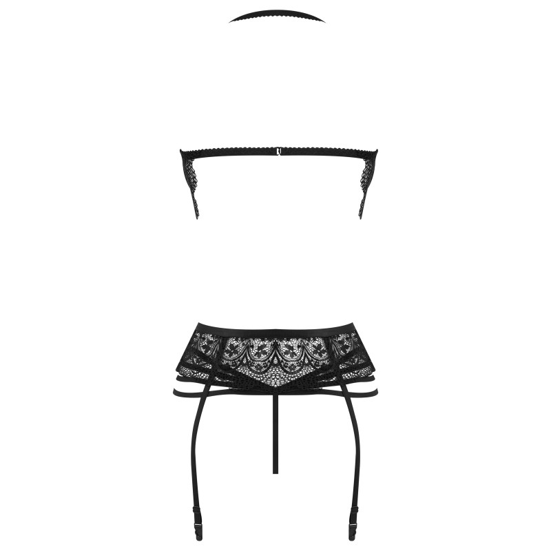 Lace Temptation ensemble - noir Beauty Night