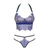 Flowlace Ensemble Lingerie 2 pcs Bleu | Fauxseins.fr
