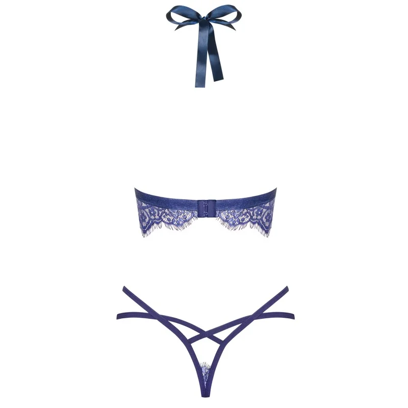 Flowlace Ensemble Lingerie 2 pcs Bleu | Fauxseins.fr