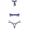 Flowlace Ensemble Lingerie 2 pcs Bleu | Fauxseins.fr
