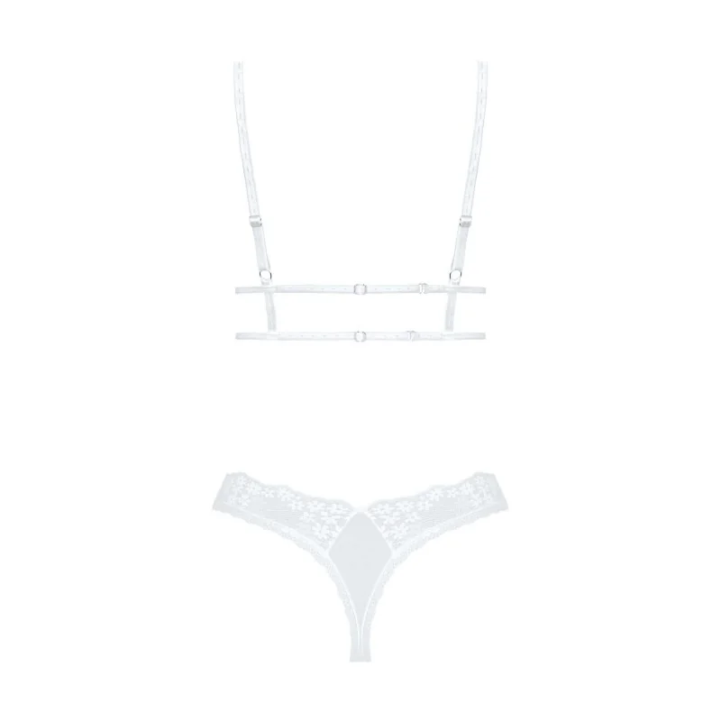 Heavenlly Ensemble Lingerie Blanc | Fauxseins.fr