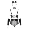 Silveria Ensemble 6 pcs - Argent et Noir Obsessive