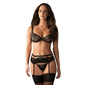 Heartina Ensemble Lingerie 3 pcs Noir | Fauxseins.fr
