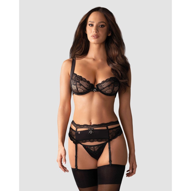 Heartina Ensemble 3 pcs - Noir Obsessive