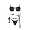 Cordellis ensemble - Noir wetlook Obsessive