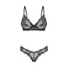Perisia Ensemble Lingerie 2 Pièces Noir | Fauxseins.fr