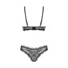 Perisia Ensemble Lingerie 2 Pièces Noir | Fauxseins.fr