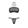Orinelle Ensemble Lingerie 2 Pièces Noir | Fauxseins.fr