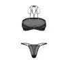 Orinelle Ensemble Lingerie 2 Pièces Noir | Fauxseins.fr