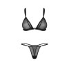 Wet Me ensemble 2 pièces - Noir Obsessive