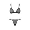 Wet Me ensemble 2 pièces - Noir Obsessive