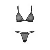 Wet Me Ensemble Lingerie 2 Pièces Noir | Fauxseins.fr