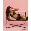 Ensemble Lingerie 4 Pièces Noir - Anniverse Special | Fauxseins.fr