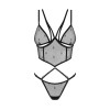 Anniverse special top et string - Noir Obsessive